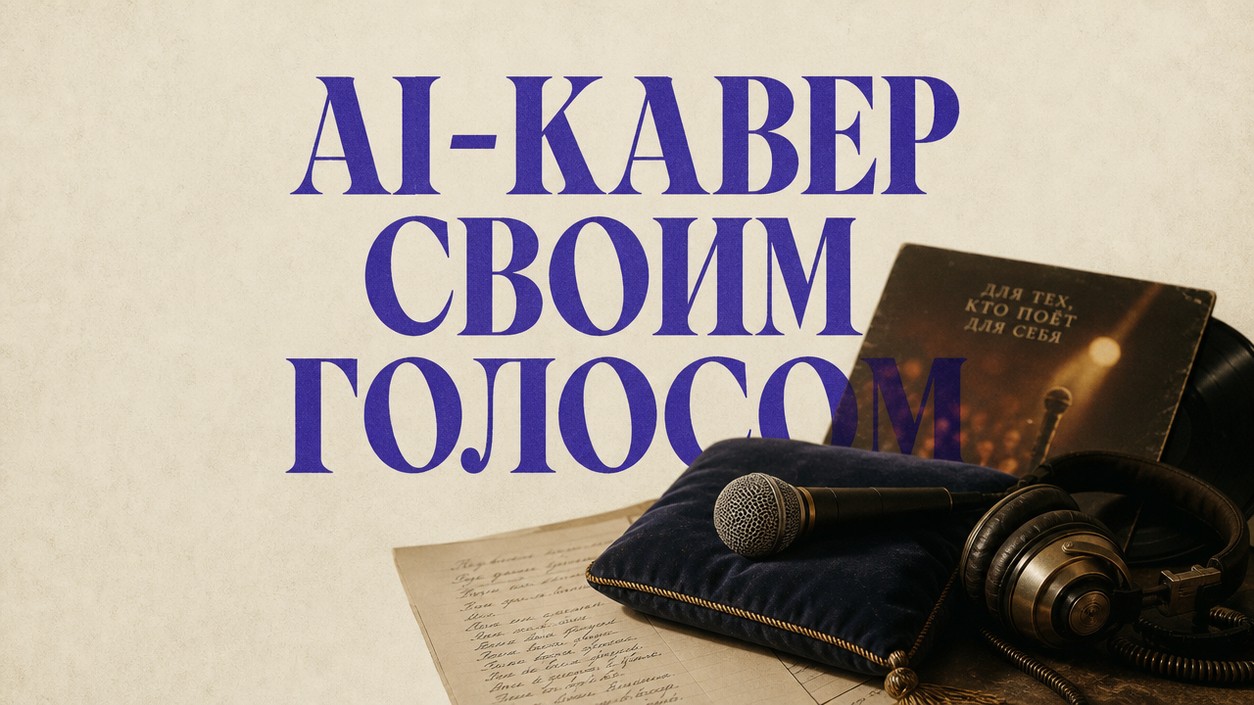 AI-cover своим голосом: спеть чужую песню клонированным вокалом