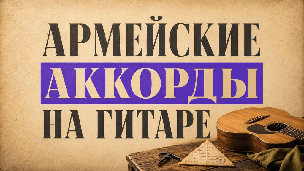 Армейские песни на гитаре: аккорды и тексты