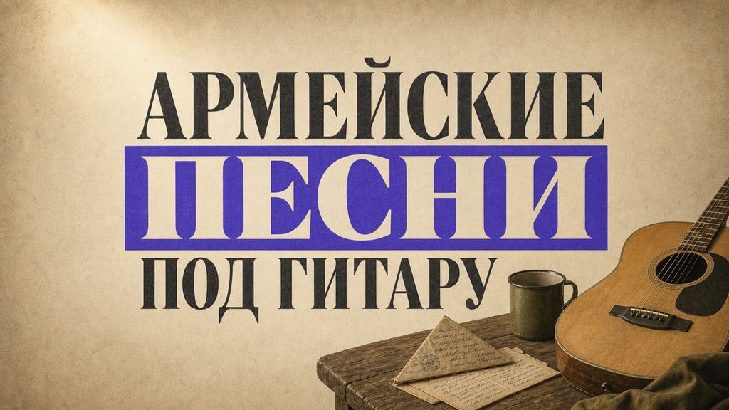 Армейские песни под гитару: список лучших с аккордами