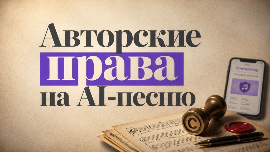 Авторские права на песню созданную нейросетью: что можно и нельзя в 2026