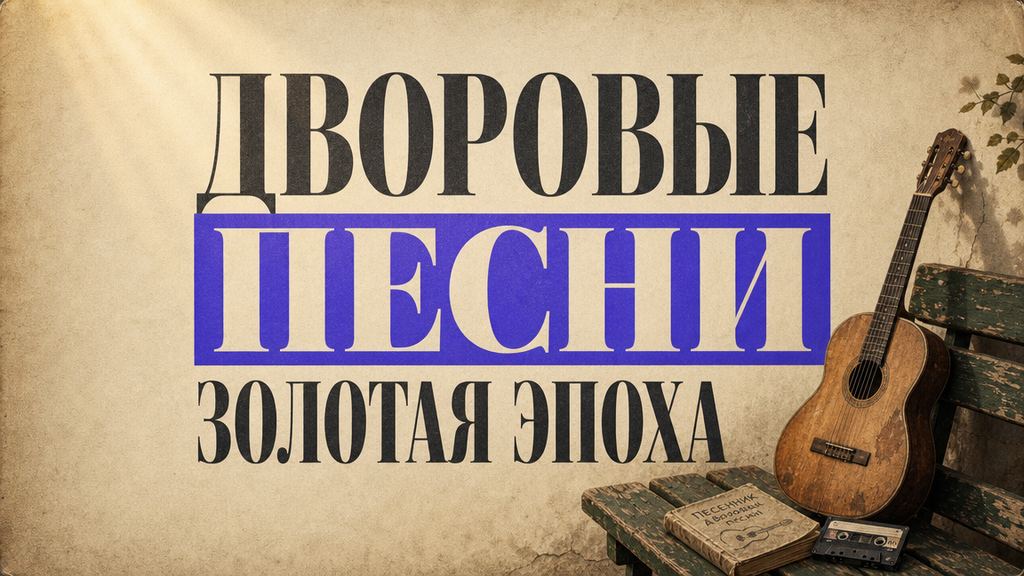Дворовые песни 70-80-90-х: золотая коллекция