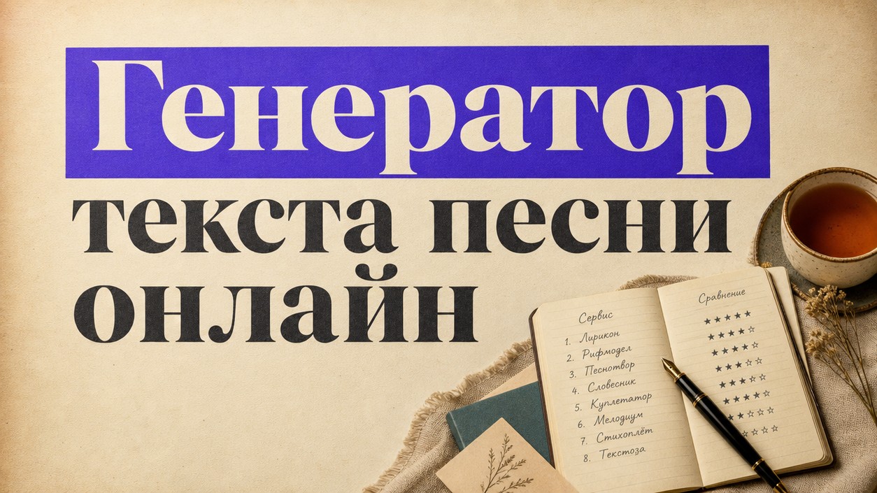 Генератор текста песни онлайн: обзор 8 сервисов в 2026