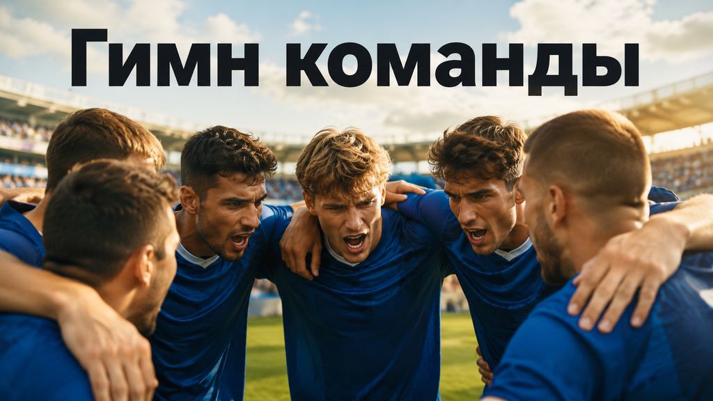 Гимн команды: как придумать и сделать свой за 5 минут