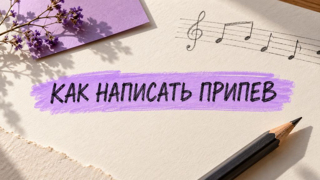Как написать припев к песне: хук, ритм и проверка