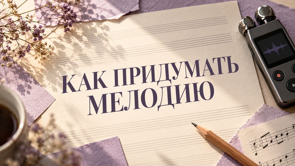 Как придумать мелодию к тексту песни: 6 способов без нот