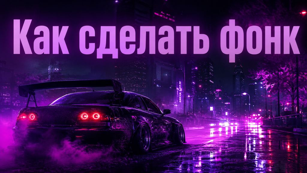 Как сделать фонк: свой фонк-трек за 5 минут без FL Studio