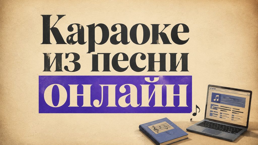 Караоке из песни онлайн: как сделать без установки программ