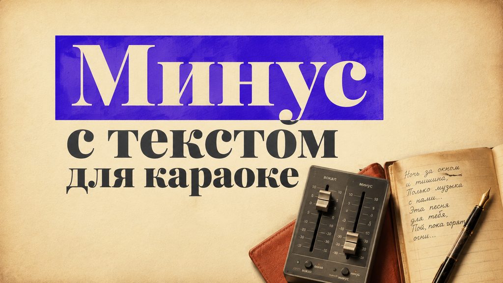 Караоке-минус с текстом: как сделать караоке из минусовки