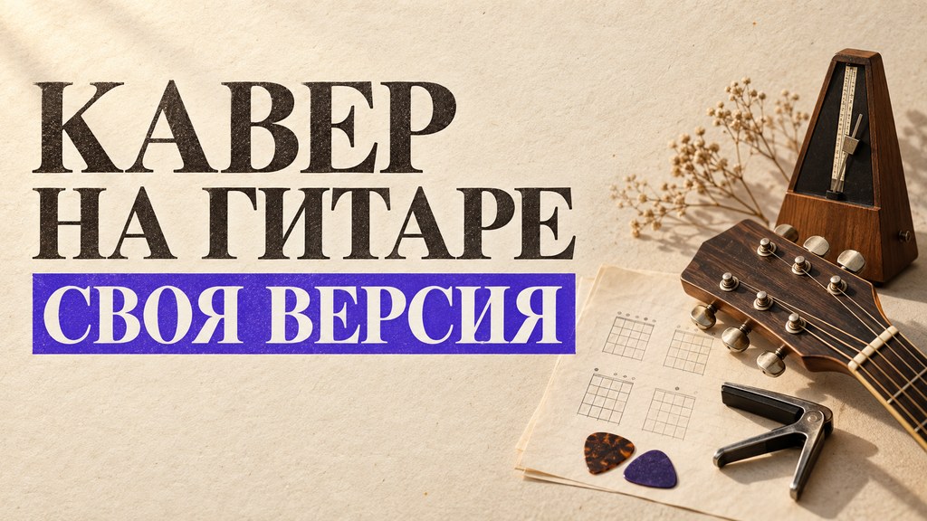 Кавер на гитаре: как превратить знакомую песню в свою версию
