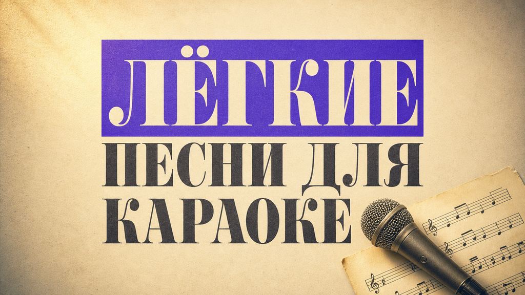 Лёгкие песни для караоке: что спеть, чтобы не опозориться