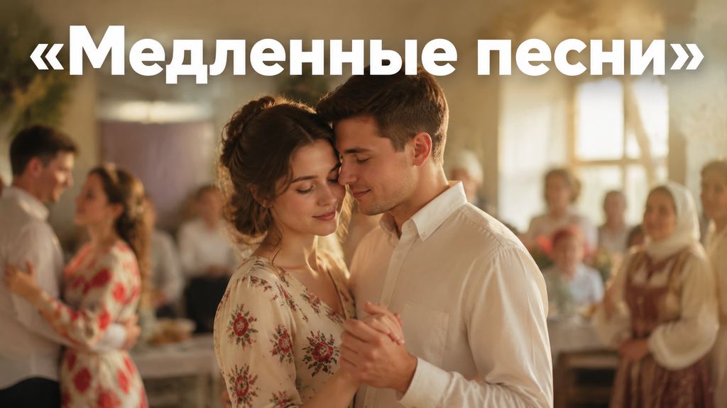 Медленные песни: под танец, вечер и как сделать свою за 5 минут