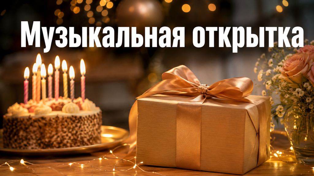 Музыкальная открытка: своя песня вместо обычной картинки