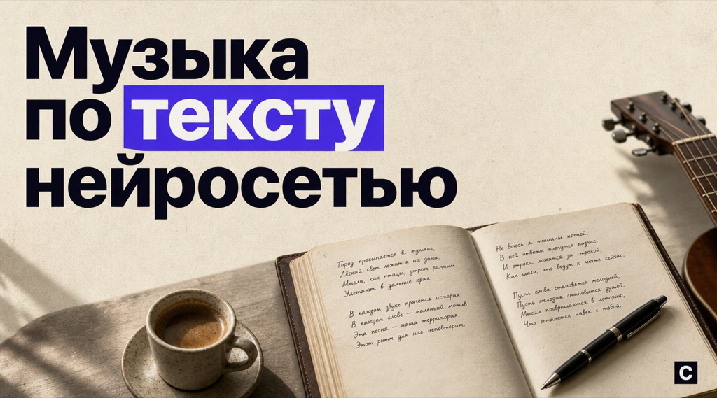 Нейросеть для музыки по тексту: как работает в 2026