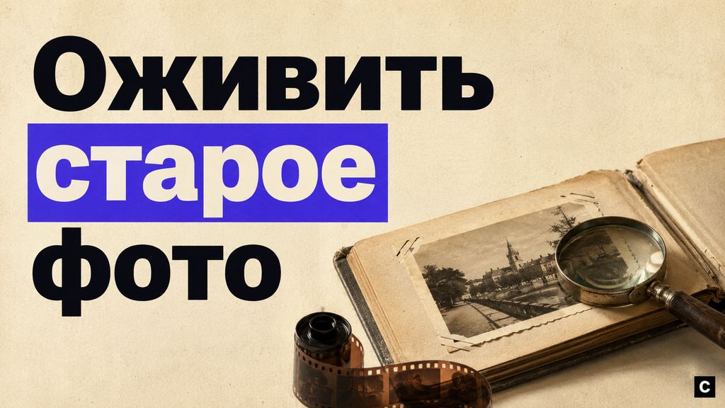 Оживить старое фото нейросетью: реставрация и анимация архивных снимков