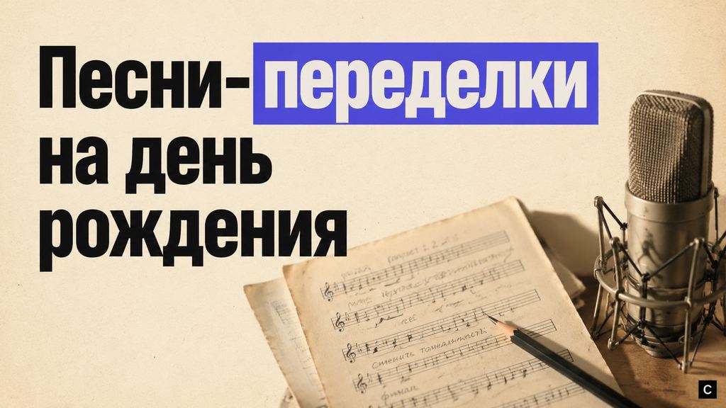 Песни-переделки на день рождения: как сделать через нейросеть за 5 минут