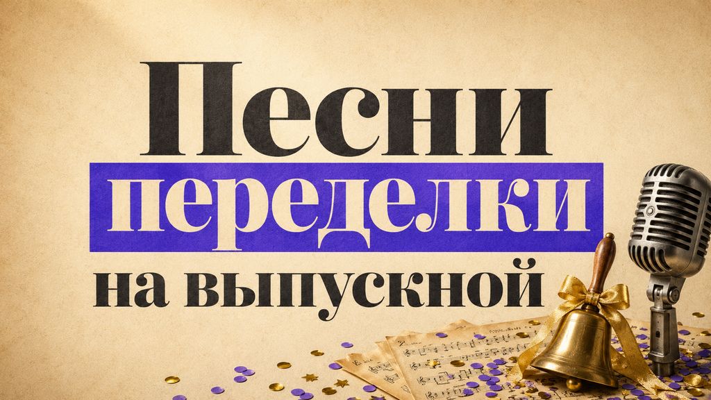 Песни переделки на выпускной 2026: новый текст на знакомый мотив