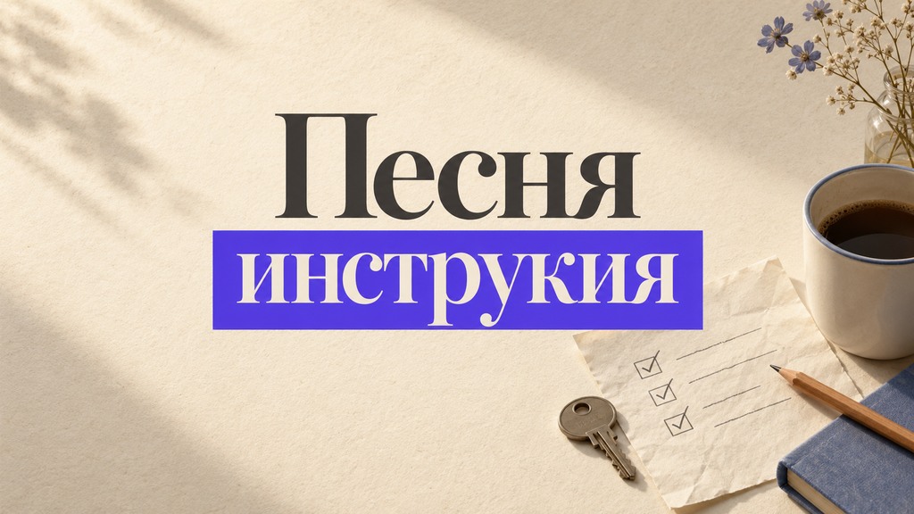 Песня-инструкция: как команды превращаются в историю