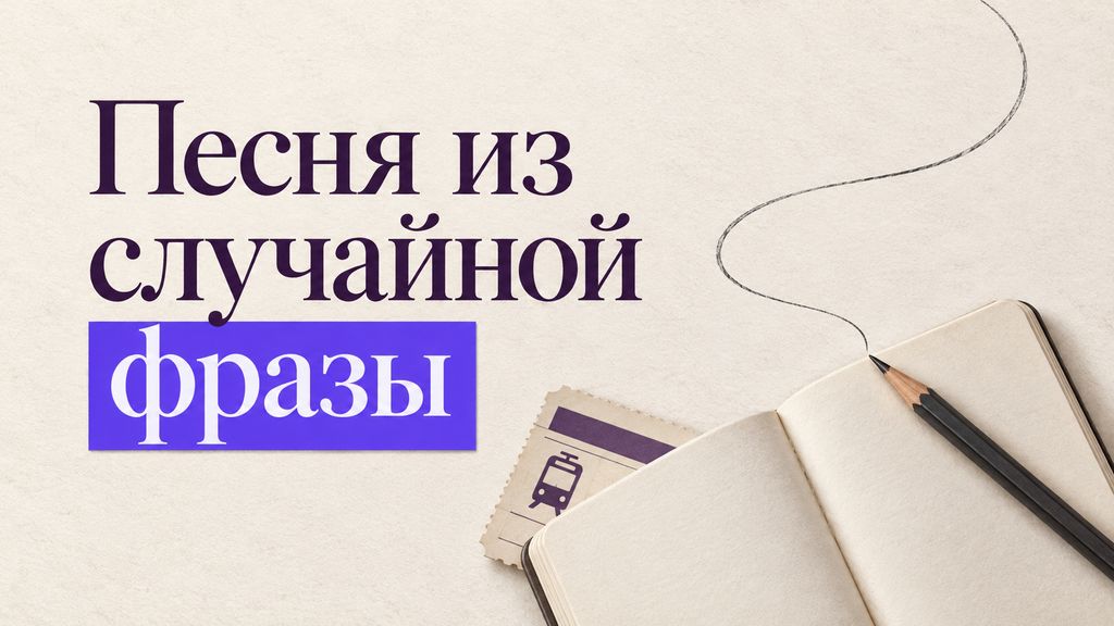 Песня из случайной фразы: как услышанная реплика превращается в текст