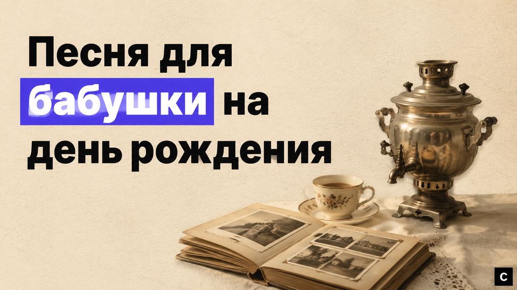Песня для бабушки на день рождения: 5 сценариев от внуков и готовые промпты