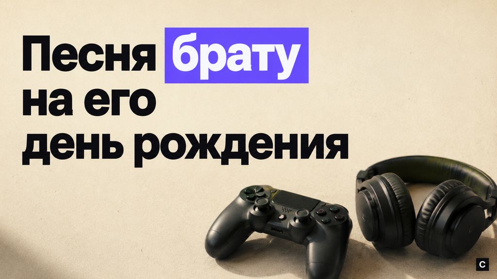 Песня брату на день рождения: 5 сценариев и готовые промпты для нейросети