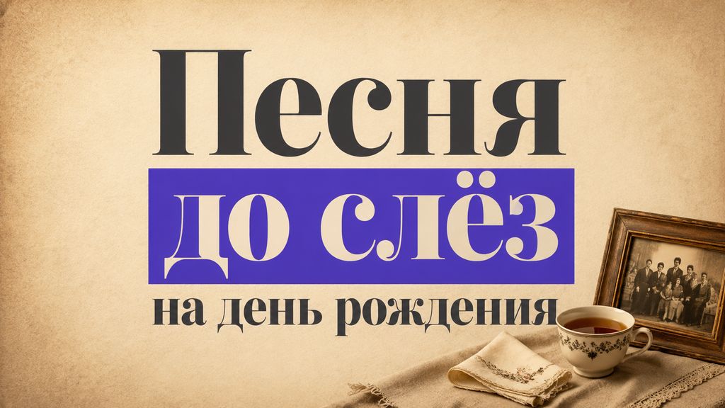 Песня на день рождения до слёз: как растрогать, приёмы и готовые промпты
