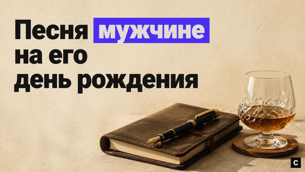 Песня на день рождения мужчине: 5 типажей и готовые промпты для нейросети