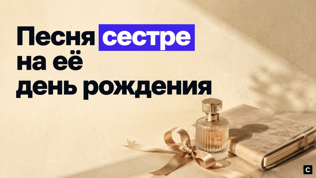 Песня сестре на день рождения: 5 сценариев и готовые промпты