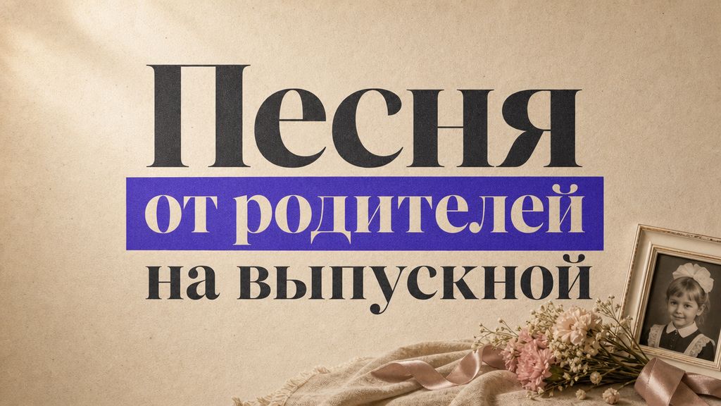 Песня родителей на выпускной 2026: от детсада до 11 класса через нейросеть