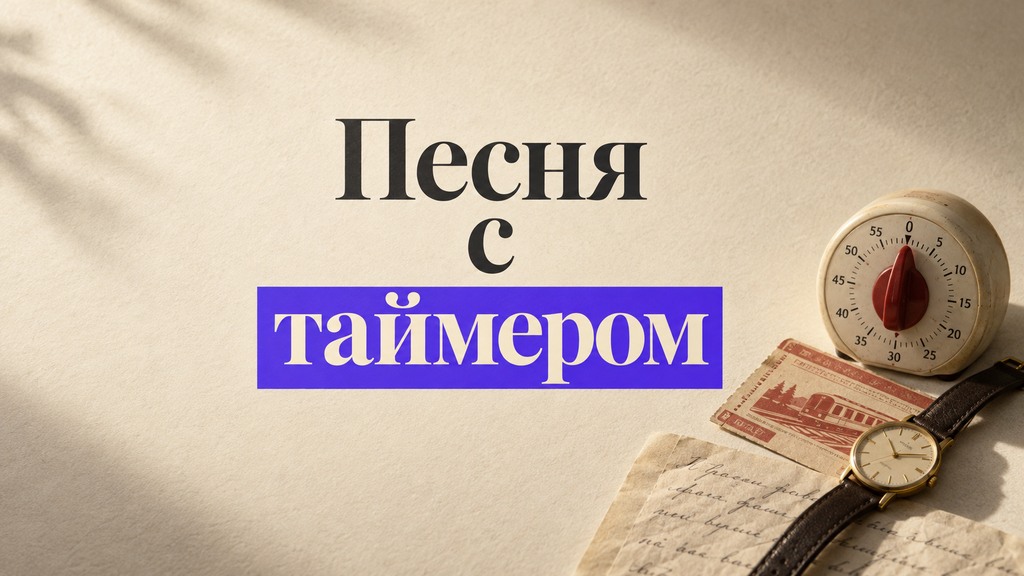 Песня с таймером: как сделать десять минут сюжетом