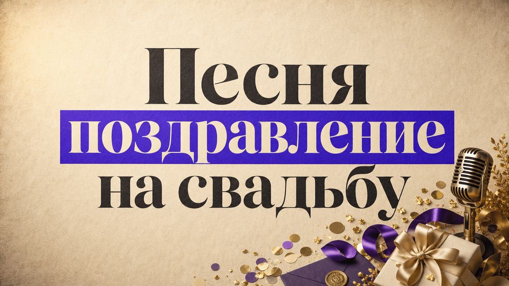 Песня-поздравление на свадьбу: 5 сценариев и готовые промпты