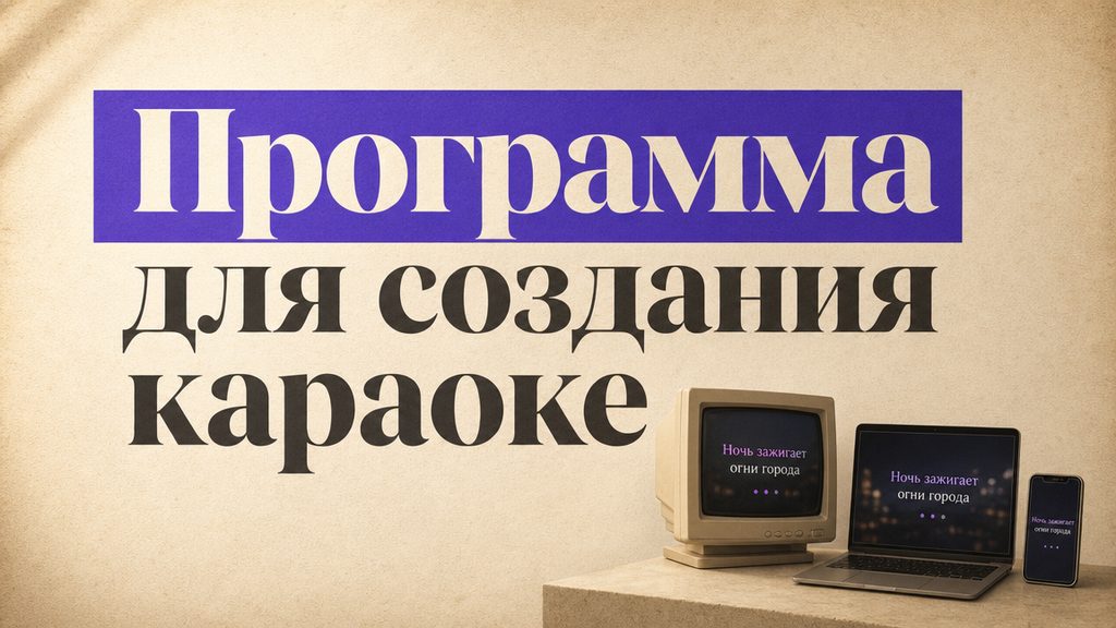 Программа для создания караоке: нужна ли она в 2026 году