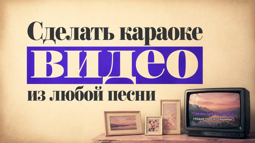 Как сделать караоке-видео из песни: фон, формат, куда выложить
