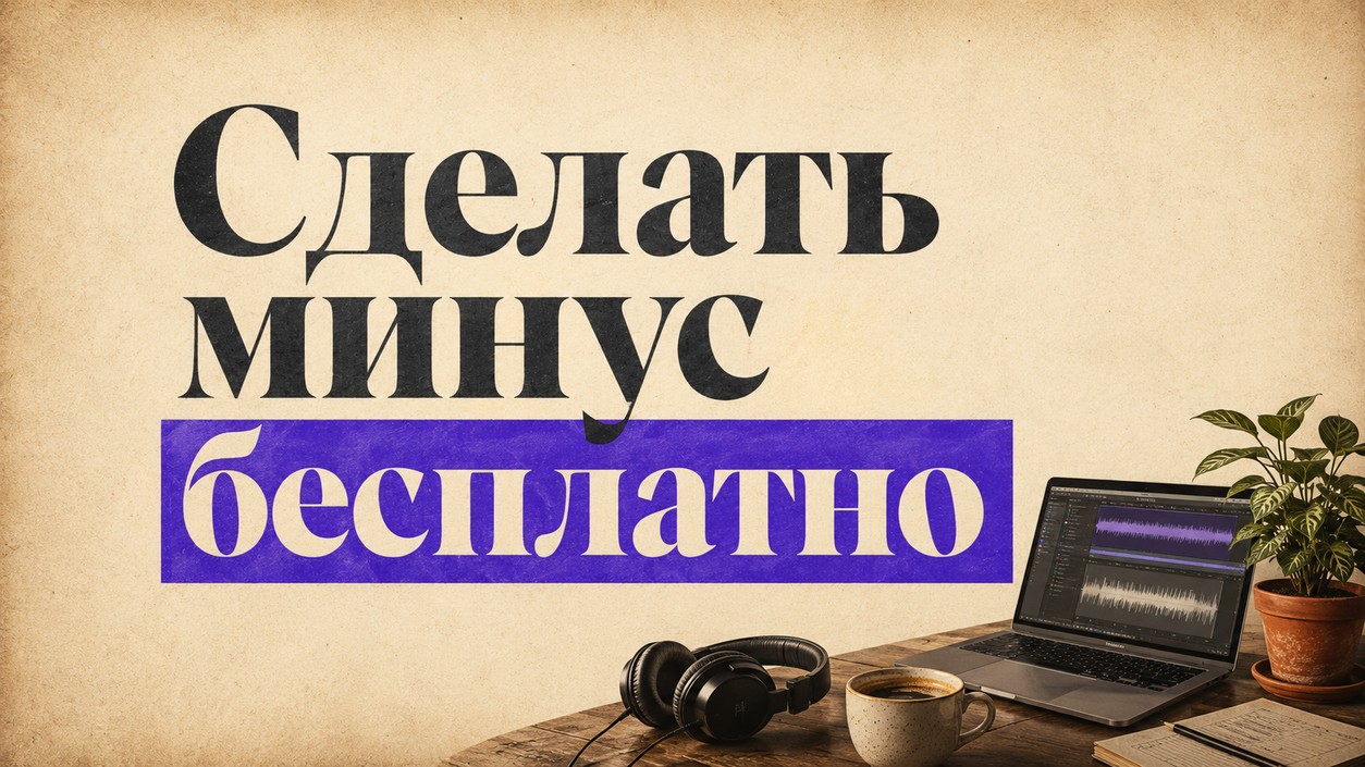 Сделать минус онлайн бесплатно — где правда, а где маркетинг
