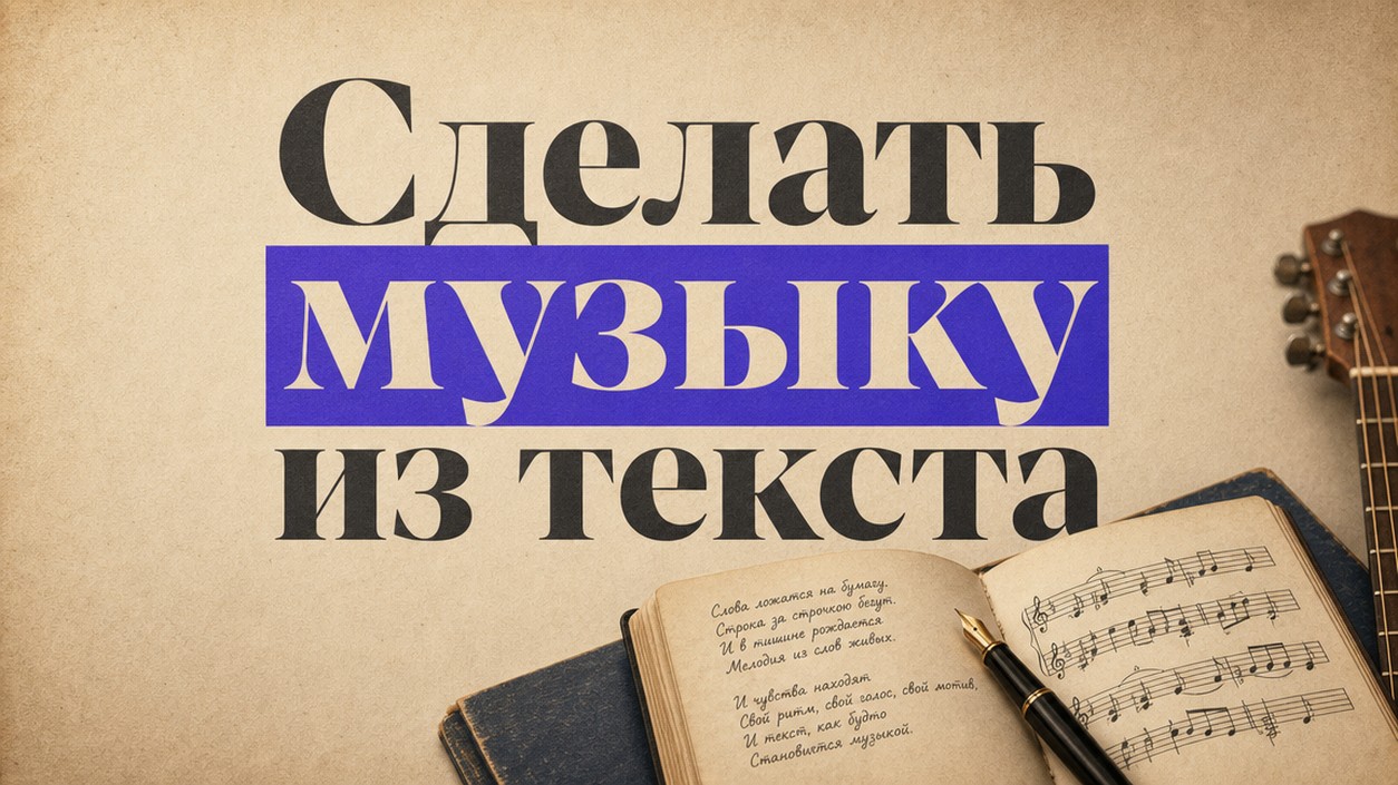 Сделать музыку из текста: инструментал или песня, что выбрать в 2026