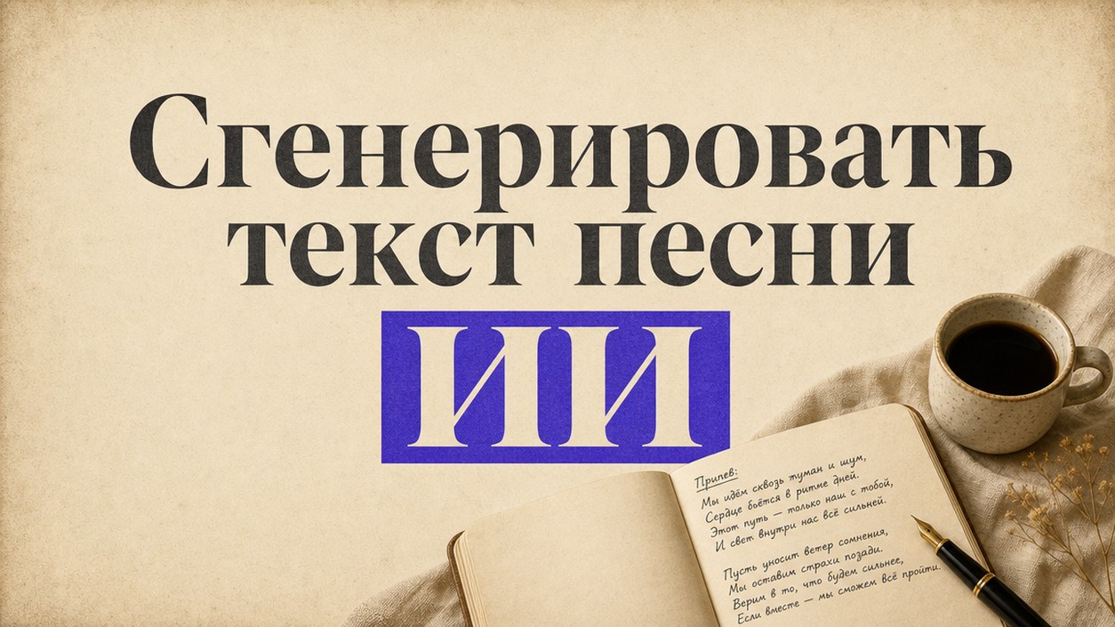 Сгенерировать текст песни через ИИ: пошаговая инструкция 2026