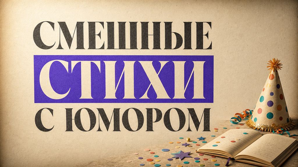 Смешные стихи на день рождения: прикольные и с юмором