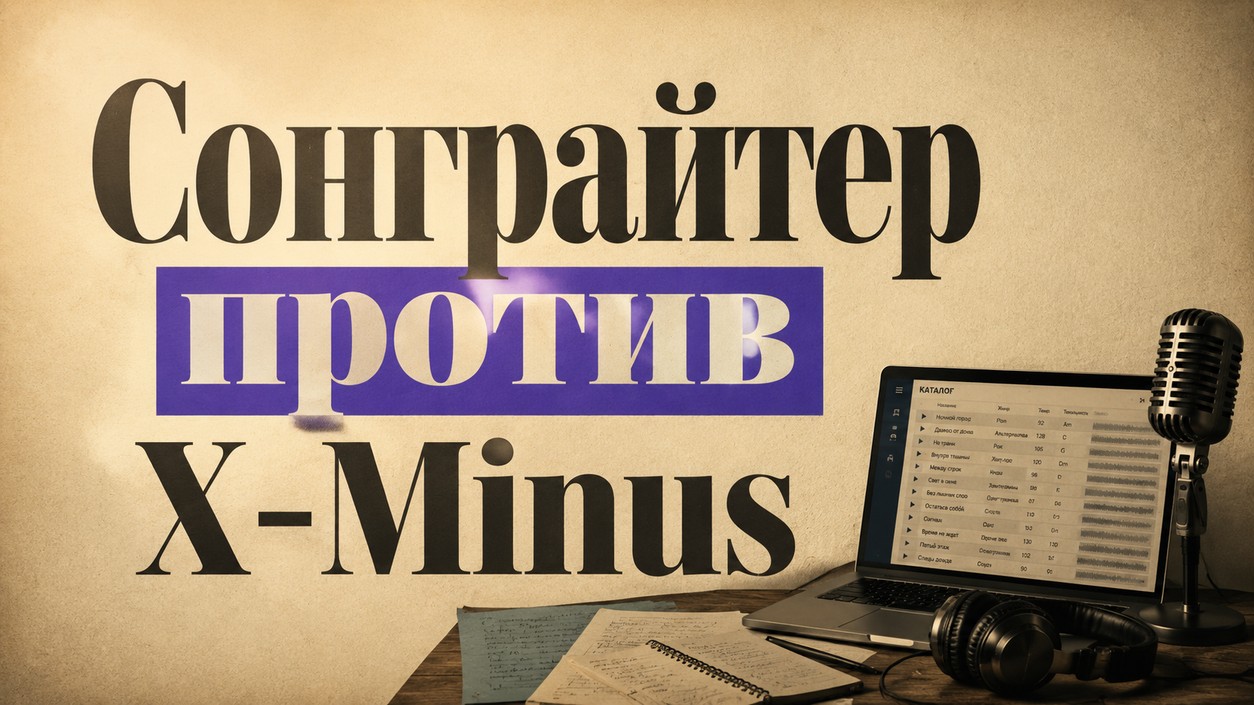 Сонграйтер vs X-Minus, сравнение для минусовок 2026