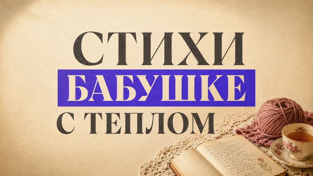Стихи бабушке на день рождения: трогательные и короткие