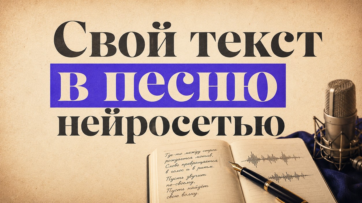 Текст в музыку нейросетью: как превратить стихи в готовую песню за 5 минут