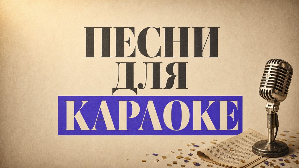 Топ песен для караоке 2026: что спеть, чтобы все подпевали