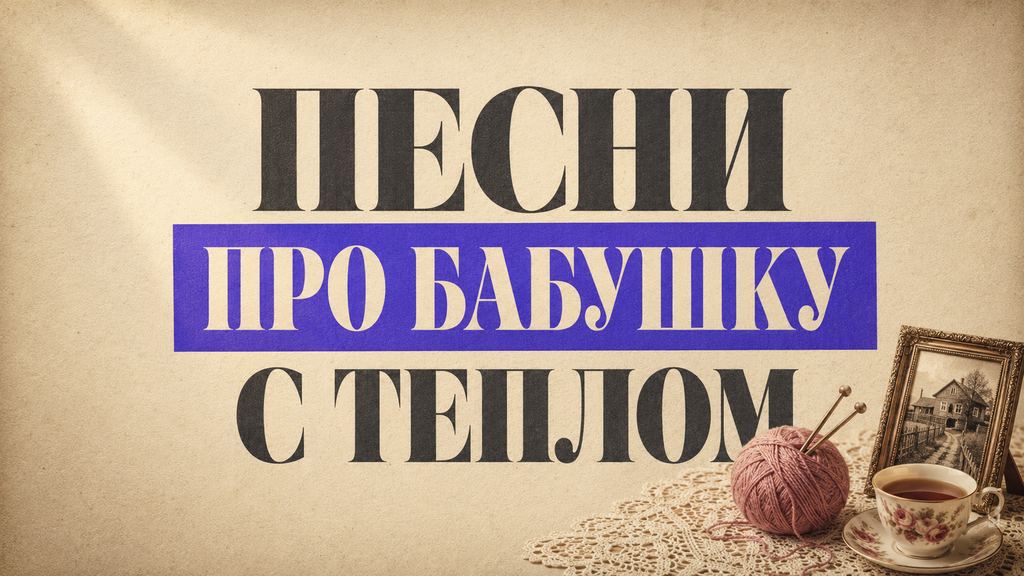 Песни про бабушку: трогательные и детские