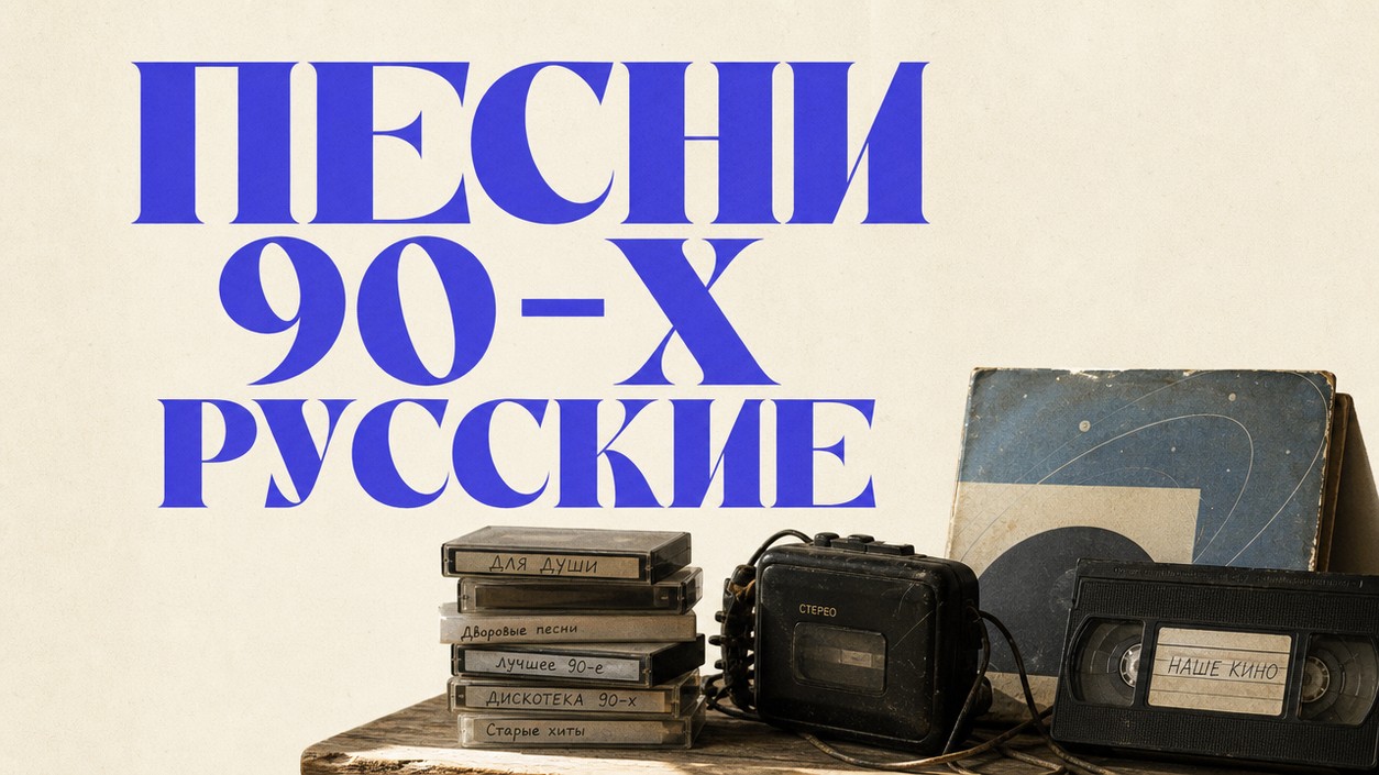 Топ-30 русских хитов 90-х: дискотечная классика + AI-трек