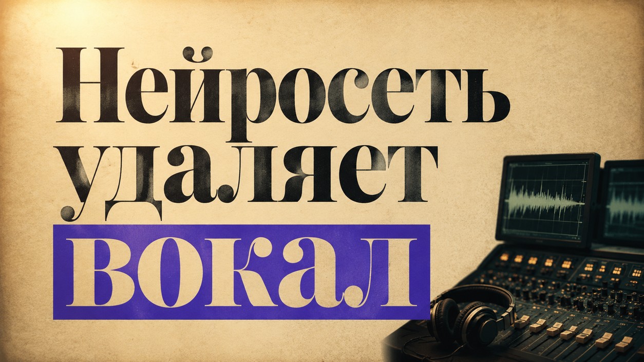 Как нейросеть удаляет вокал из песни: разбор технологии