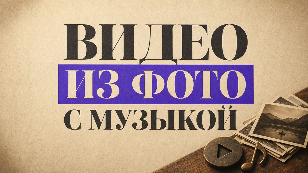 Как сделать видео из фото с музыкой: 5 простых способов