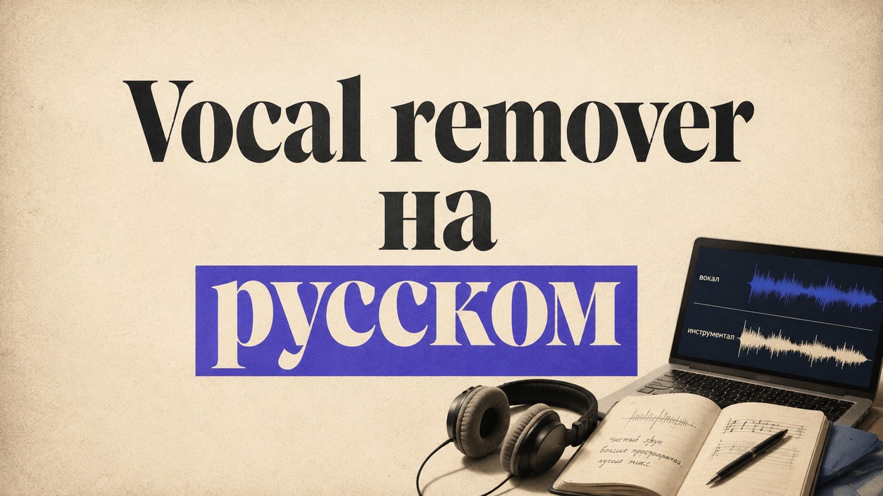 Vocal remover на русском — обзор сервисов и альтернатива
