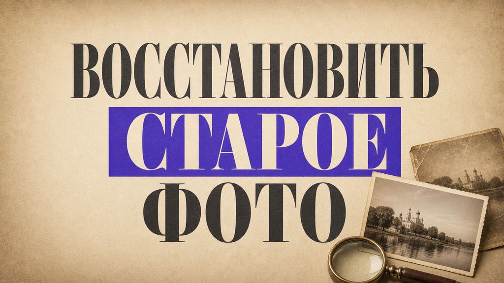 Как восстановить старое фото нейросетью: пошагово