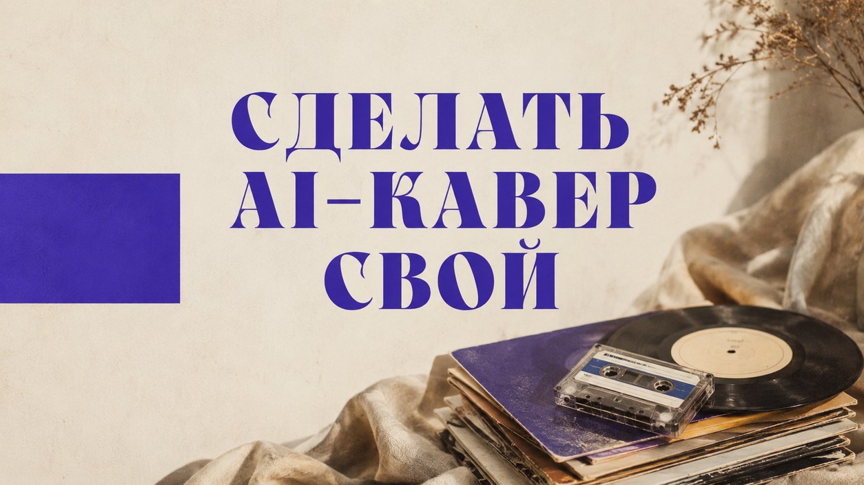 AI-кавер — сделайте кавер своим голосом за 5 минут