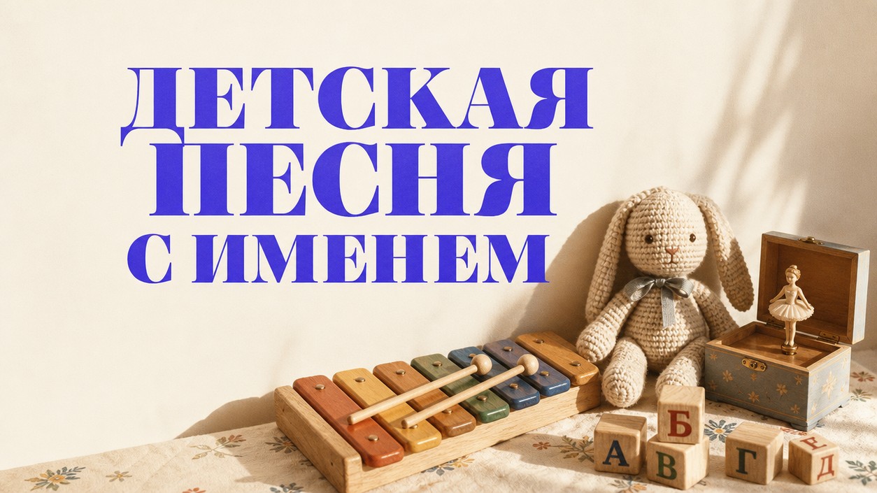 Детская AI-песня с именем вашего ребёнка — за 5 минут