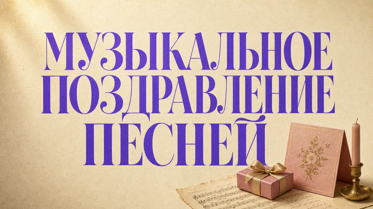 Музыкальное поздравление — песня по любому поводу